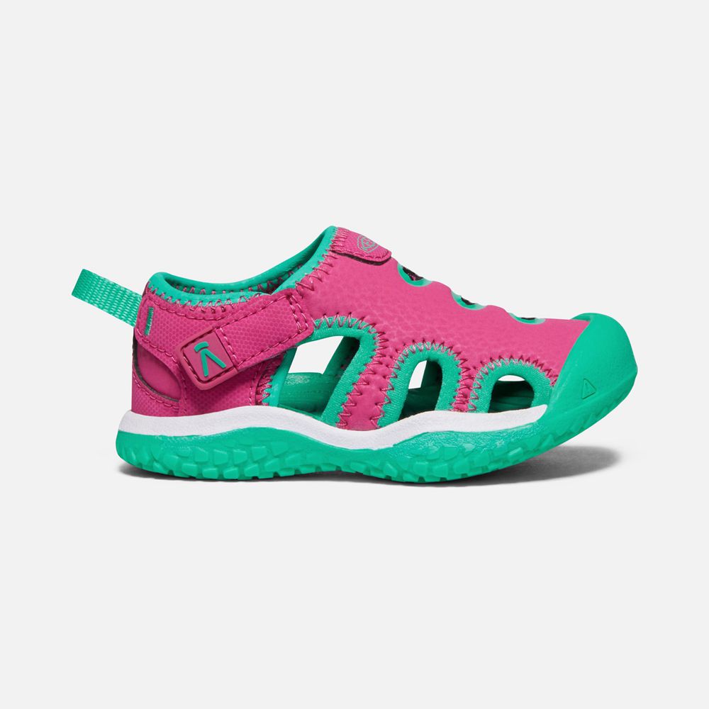 Keen Sandalet Çocuk Pembe/Yeşil - Stingray - Türkiye VUMZ94803